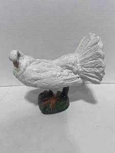 lot 84 image: Adorable Pigeon made of Clay and Glazed