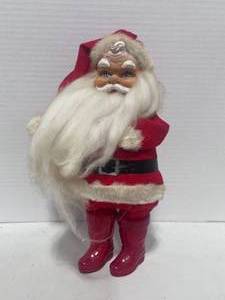 lot 87 image: Vintage Hasbro Plastic Santa