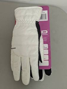 lot 28 image: Hear Womens Waterproof Hybrid Gloves - Medium Size, White Color