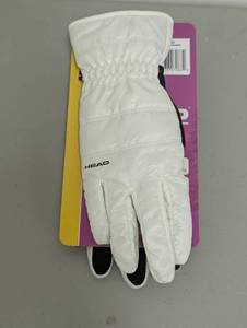 lot 29 image: Head Womens Waterproof Hybrid Gloves Silver Size Small