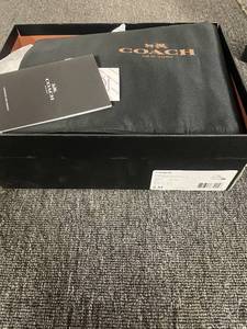 lot 12 image: Coach White Leather High-Top Sneakers White Leather Fur Trim Size 6