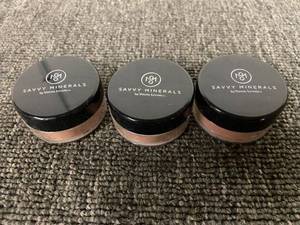 lot 101 image: Set of 3 Savvy Minerals by Young Living Blush Smashing 0.06 oz Jars