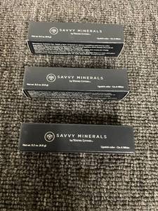 lot 130 image: Set of 3 Savvy Minerals by Young Living Lipsticks - On A Whim
