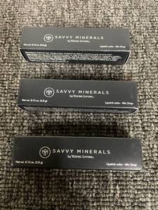 lot 138 image: Set of 3 Savvy Minerals by Young Living Lipsticks Mic Drop 0.13 oz Sealed