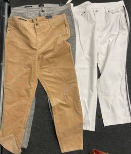 lot 188 image: Set of 3 Womens Size 16 Pants - Corduroy Jeggings and High-Waist Ankle