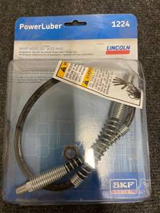 lot 224 image: Lincoln PowerLuber 24-Inch Whip Hose 1224 for Grease Gun