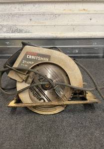 lot 259 image: Sears Craftsman 7 14 in. Circular Saw 2 18 HP Model 315.109030