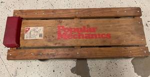 lot 265 image: Popular Mechanics Wood Mechanics Creeper with Casters