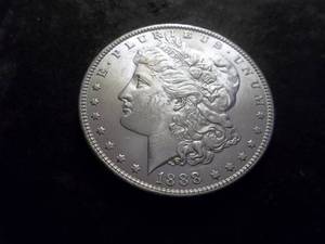 lot 16 image: 1888 Morgan Silver Dollar