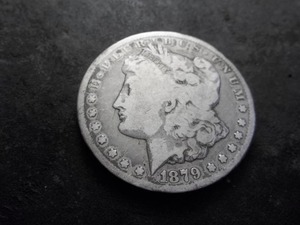 lot 1A image: 1879 CC Morgan Silver Dollar