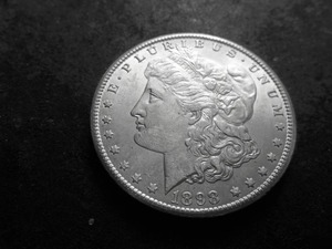 lot 23 image: 1898 O Morgan Silver Dollar