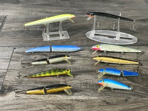 lot 207 image: Lot of Rapala Fishing Lures & More
