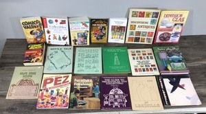 lot 220 image: Lot of Books on Antiques, Collectibles and More - Comics - Earnhardt - PEZ - Depression Glass - Fenton - Mechanical Toys