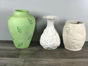 lot 227 image: 3 - Large Decorative Vases