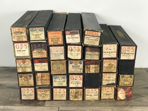 lot 230 image: Lot of 33 Vintage Music Piano Rolls