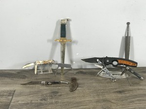 lot 288 image: Lot of Collectible Knives and More - see description for more info