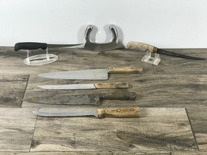 lot 296 image: Lot of Fishing Fillet Knives, Steak Knives and More