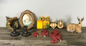 lot 313 image: Lot of Chalkware and more  - see description for more info