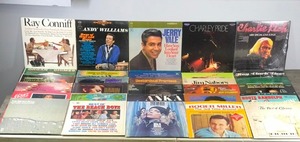 lot 320 image: Lot of Vinyl Records - The Beach Boys - Charley Pride - Jerry Vale - Ted Heath & The Big Band and More