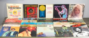 lot 321 image: Lot of Collectible Vinyl Albums - Elvis - The Oak Ridge Boys - Rabbitt - Wild Berrys and More
