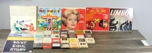 lot 325 image: Lot of Collectible Music Vinyl Records & 8 Track Tapes - Mary Poppins - Lawrence Welk - Johnny Cash - Jerry Butler and More