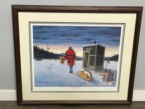 lot 12 image: Framed, Signed & Numbered Les C. Kouba Print - Darkhouse Finale - 45905000 AWAG