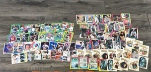 lot 341 image: Lot of Collectible Trading Cards - Football - Baseball - Back to the Future - Garbage Pail Kids - Saturday Night Live