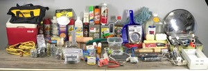 lot 360 image: Lot of Hardware, Cleaners, Sealers, Paint Rollers and More