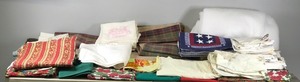 lot 376 image: Large Quantity of Fabric - Plate Mats and More - Smoke Free