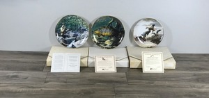 lot 396 image: 3 - Wildlife Collectible Plates - see more info in description