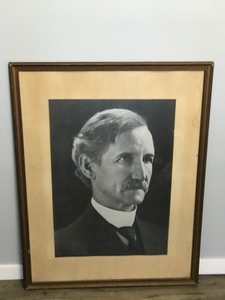 lot 436 image: Large Framed Picture - Not Sure who is in the Picture