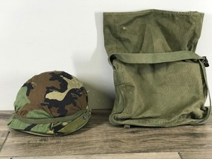 lot 215 image: US Military Kevlar and Bag&nbsp