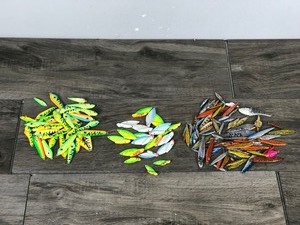 lot 185 image: Large Lot of Lead Weighted Fishing Lures