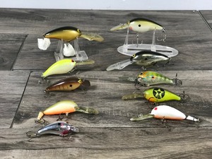 lot 182 image: Lot of 10 Norman Fishing Lures