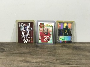 lot 172 image: Lot of 3 Collectible Football Cards - See description for more info
