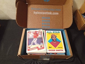 lot 154 image: Box of Cardinal trading cards