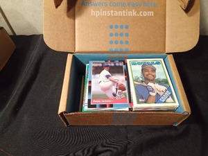 lot 156 image: Box of Royals baseball trading cards