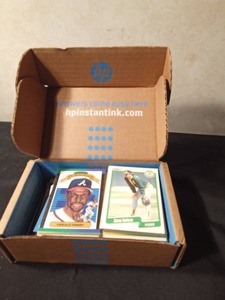 lot 160 image: Box of Athletics baseball cards