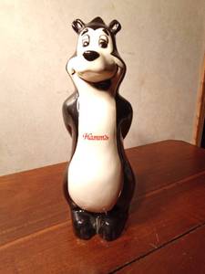 Vintage Hamm's Bear bank