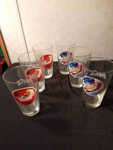 lot 108 image: 6)-2004 Coca-Cola glasses