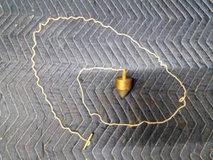 lot 56 image: Brass Plumb Bob from India