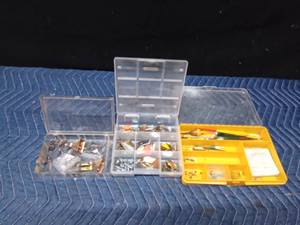 lot 32 image: 3 Tackle boxes of tackle