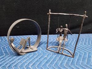lot 52 image: 2 Welded sculptures