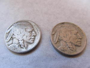 lot 34 image: BUFFALO NICKELS