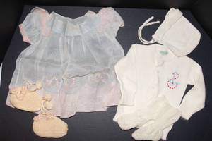 lot 27 image: Miscellaneous Vintage Baby Clothes