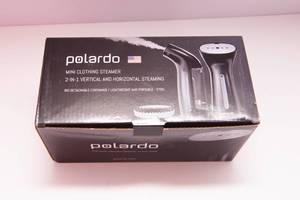 lot 28 image: Polardo Mini Clothing Steamer  New in Box
