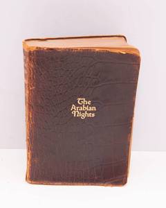 lot 3 image: The Arabian Nights  Antique Leatherbound Book