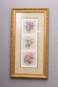 lot 39 image: Wall Art with Ornate Gold Frame