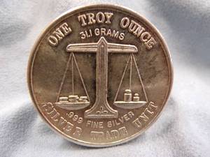 lot 6 image: One Ounce Silver .999 Fine Silver