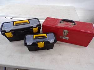 lot 27 image: 3 Tool Boxes